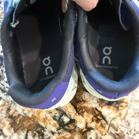 On Running Cloudmonsters in men’s size 9. - Picture 7 of 9